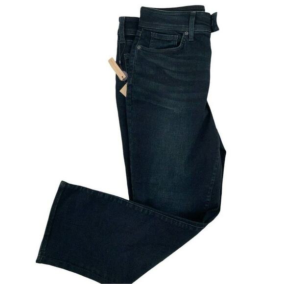 NYDJ Jeans Womens Size 12 Marilyn Straight Leg LiftXTuck Slim Whiskers Denim NEW - Picture 4 of 12